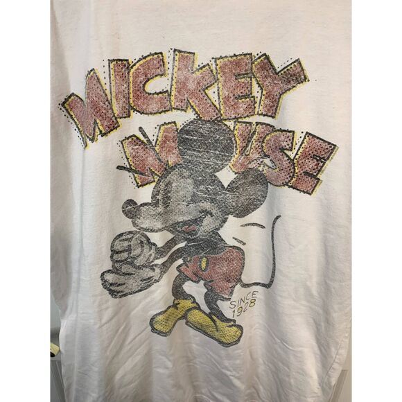 Disney Store Mickey Mouse Pop Art Printed Graphic Tee Men's Small - Picture 2 of 5